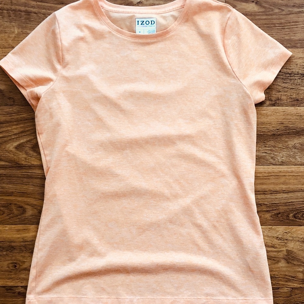 Izod Womens Fitness Tee Short Sleeve Polyester